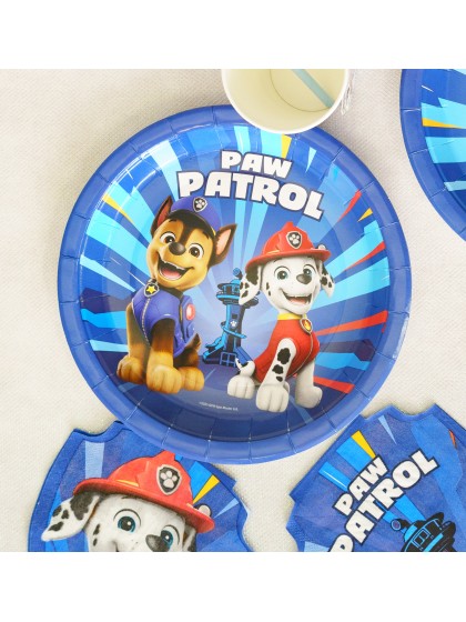 8 ASSIETTES PLASTIC FREE PAT’PATROUILLE © 23CM