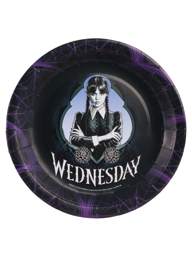 8 PLATES PLASTIC FREE WEDNESDAY ©  23CM