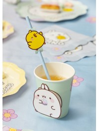 8 CUPS 3D 250ML PLASTIC FREE 2 ASS MOLANG © DIA 5.2CM X 8.8CM / DIA TOP 7.5CM