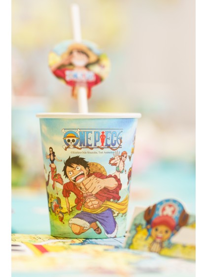 8 GOBELETS 250ML PLASTIC FREE ONE PIECE © DIA 5.2CM X 8.8CM / DIA HAUT 7.5CM