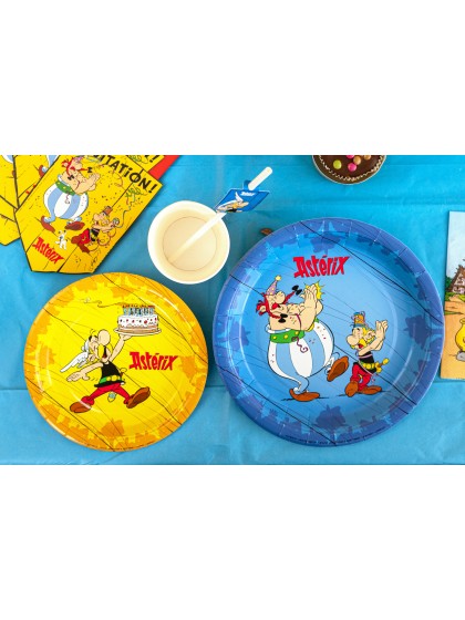 8 ASSIETTES PLASTIC FREE ASTERIX® 18CM