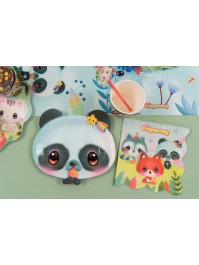 8 ASSIETTES PLASTIC FREE PALLY PANDA BANGOBERRY © 18CM
