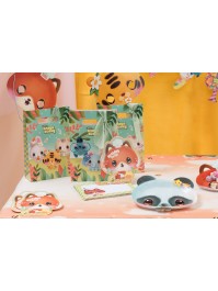 SET 4 PAPER BAGS BANGOBERRY ©  15.8CM X 23.6CM HT