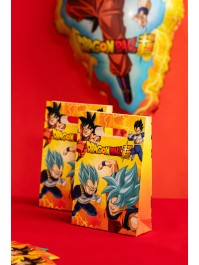 SET 4 SACS CADEAUX PAPIER DRAGON BALL SUPER © 15.8CM X 23.6CM