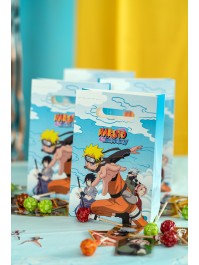 SET 4 GESCHENKTÜTEN PAPIER NARUTO SHIPPUDEN © 15.8CM X 23.6CM