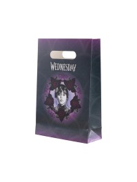 SET 4 SACS CADEAUX PAPIER MERCREDI -WEDNESDAY © 15.8CM X 23.6CM