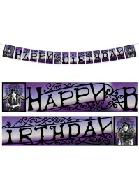 PAPER GARLAND HAPPY BIRTHDAY WEDNESDAY © 200CM X 18.5CM HT