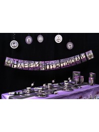 PAPER GARLAND HAPPY BIRTHDAY WEDNESDAY © 200CM X 18.5CM HT