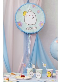 FOLDABLE GREEN PINATA TO PULL MOLANG® DIA 40CM