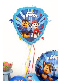PINATA PLIABLE BLEUE A TIRER PAT’PATROUILLE © 33CM X 38CM X 9CM