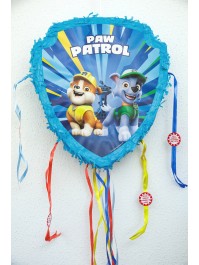 PINATA PLIABLE BLEUE A TIRER PAT’PATROUILLE © 33CM X 38CM X 9CM