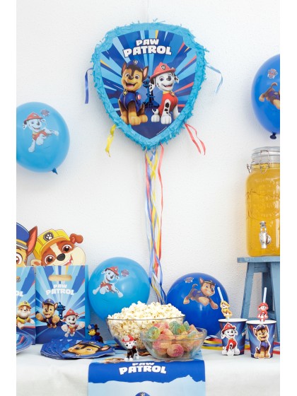 PINATA PLIABLE BLEUE A TIRER PAT’PATROUILLE © 33CM X 38CM X 9CM