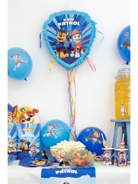PINATA PLIABLE BLEUE A TIRER PAT’PATROUILLE © 33CM X 38CM X 9CM