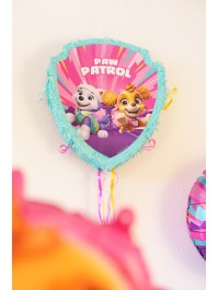 PINATA PLIABLE ROSE A TIRER PAT’PATROUILLE © 33CM X 38CM X 9CM