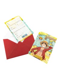 8 CARTONS INVITATION + ENV ONE PIECE ©(ENG) 14.5CM X 10CM