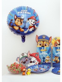 BALLON MYLAR ROND PAT’PATROUILLE © DIA 43CM