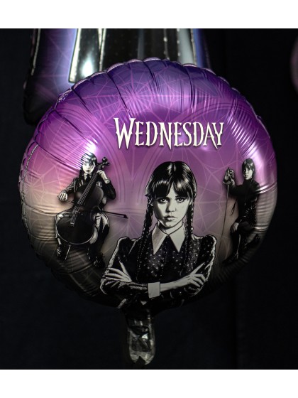 BALLON MYLAR ROND MERCREDI -WEDNESDAY © DIA 43CM
