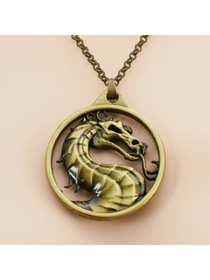 BRONZE MORTAL DRAGON NECKLACE 