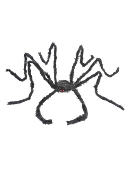ARAIGNEE GEANTE VELUE NOIRE 2M X 24CM