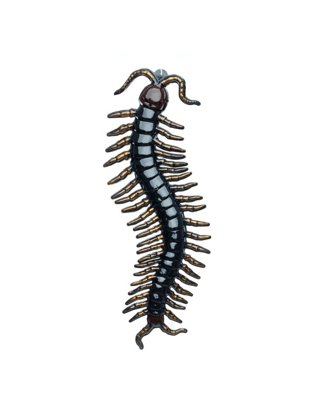 CENTIPEDE NOIR A SUSPENDRE 90CM