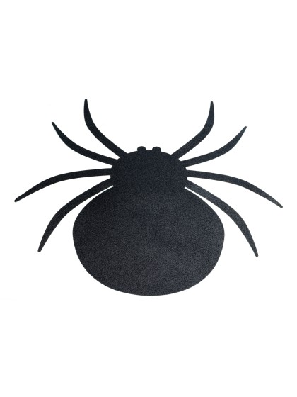 SET 4 TISCHSETS SPINNE PREMIUM SCHWARZ 54.9CM X 48.6CM