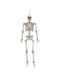 ARTICULATED SKELETON WITH LCD EYES 152CM