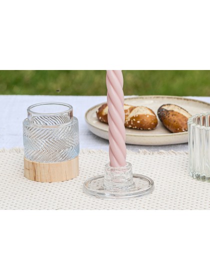 WINDLICHT GLAS UND HOLZ GRAFIK DIA 7CM X 8.6CM
