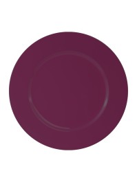 SOUS-ASSIETTE PP PLUM BRILLANT DIA 33CM