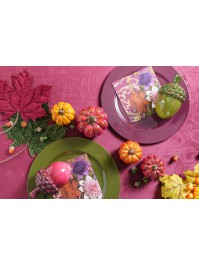 SHINY PLUM PP CHARGER PLATE DIA 33CM