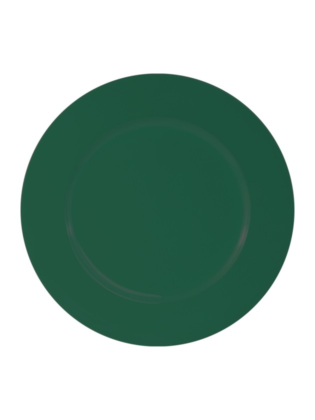 SOUS-ASSIETTE PP VERT EVERGREEN BRILLANT DIA 33CM