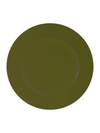 UNTERSETZER PP GRÜN OLIVE GLÄNZEND DIA 33CM