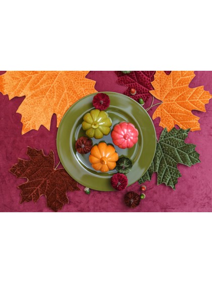 SOUS-ASSIETTE PP VERT OLIVE BRILLANT DIA 33CM