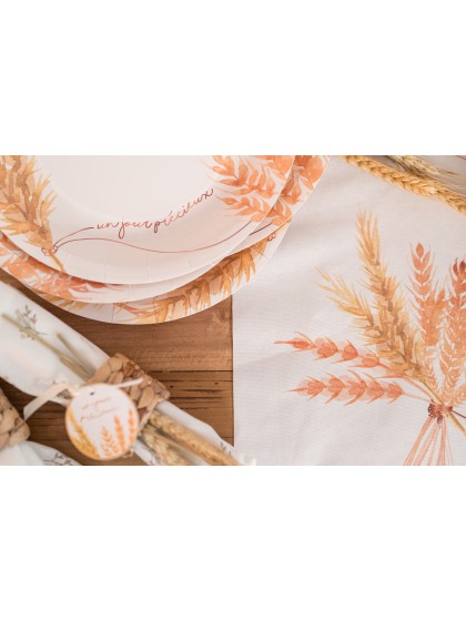 8 TELLER PLASTIC FREE EIN KOSTBARER TAG 23CM