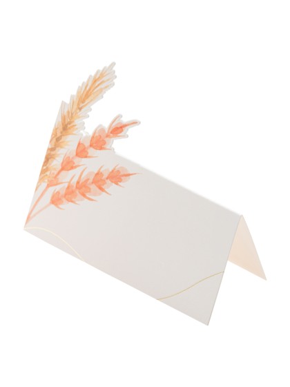 8 TISCHKARTEN EIN KOSTBARER TAG 8CM X 8CM