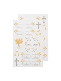 46 STICKERS UN JOUR PRECIEUX ASS DESIGNS AND SIZES 