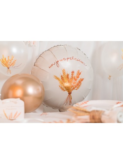 ROUND MYLAR BALLOON UN JOUR PRECIEUX DIA 43CM