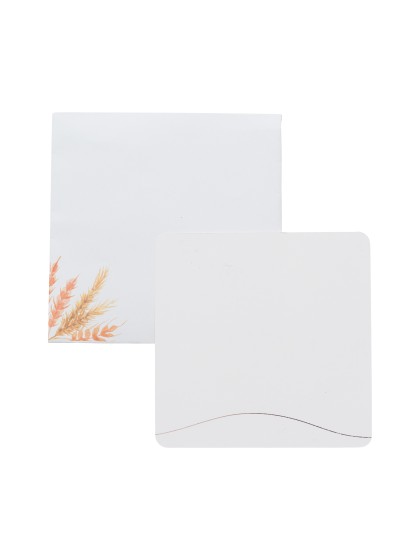 8 DANKKARTEN MIT UMSCHLAGEEIN KOSTBARER TAG 10CM X 10CM