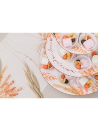 STÄNDER PETITS-FOURS KARTON 3 EBENEN EIN KOSTBARER TAG DIA 30.5CM / 24.5CM / 18CM X 33CM