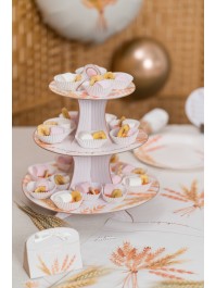STÄNDER PETITS-FOURS KARTON 3 EBENEN EIN KOSTBARER TAG DIA 30.5CM / 24.5CM / 18CM X 33CM