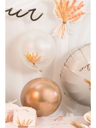 SET 6 BALLONS LATEX EIN KOSTBARER TAG DIA 27CM