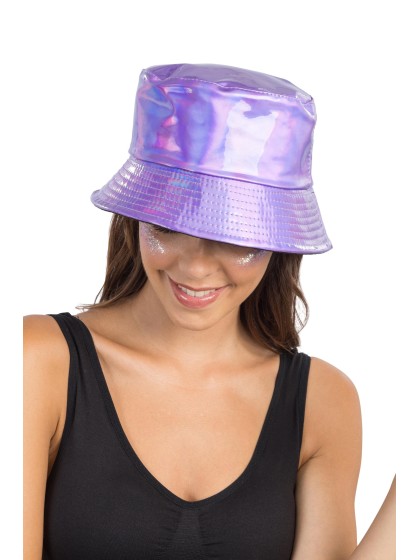 SCHLAPPHUT SCHILLERND VIOLETT Einheitsgröße