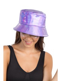 SCHLAPPHUT SCHILLERND VIOLETT Einheitsgröße