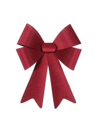 1 SCHLEIFE CORDSAMT MAXI BORDEAUX 50.8CM X 66CM