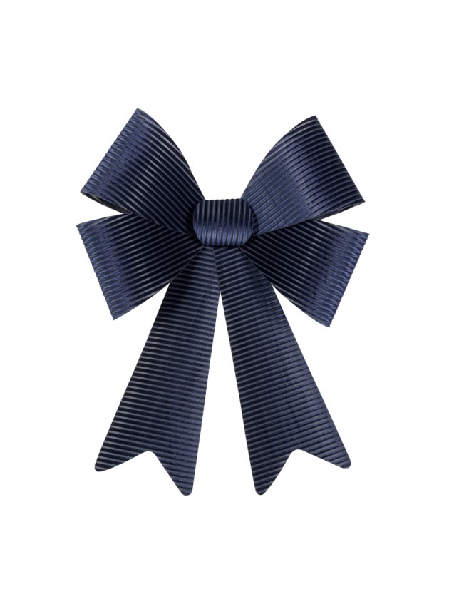 1 SCHLEIFE CORDSAMT MAXI BLAU MARINE 50.8CM X 66CM