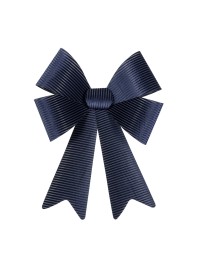 1 NOEUD VELOURS COTELE MAXI BLEU MARINE 50.8CM X 66CM