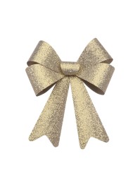 1 SCHLEIFE PVC GLITZER HQ GOLD 36.5CM X 50.8CM