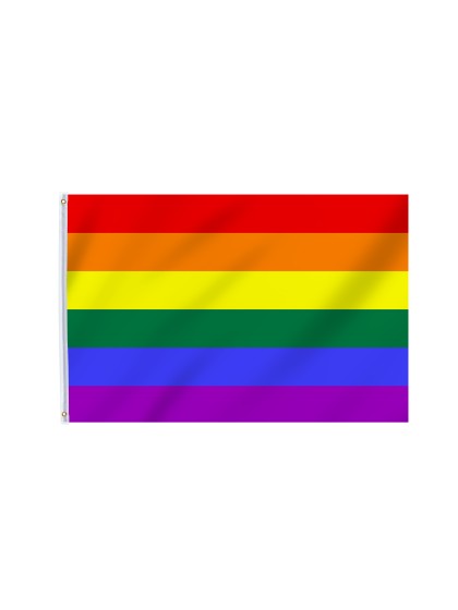 DRAPEAU ARC-EN-CIEL 90CM X 150CM