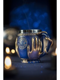 MUG KUNSTHARZ MAGIE SCHWARZ 8.5CM X 16CM X 12.5CM