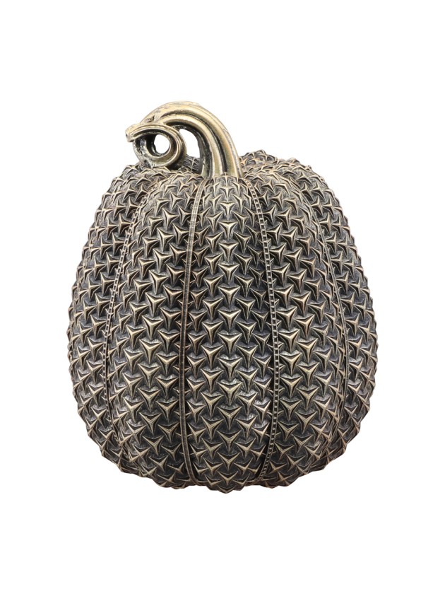 CITROUILLE BRONZE TEXTUREE DIA 16.5CM X 20.5CM