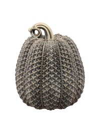 CITROUILLE BRONZE TEXTUREE DIA 16.5CM X 20.5CM